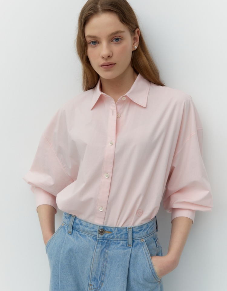 oversized shirts - light pink