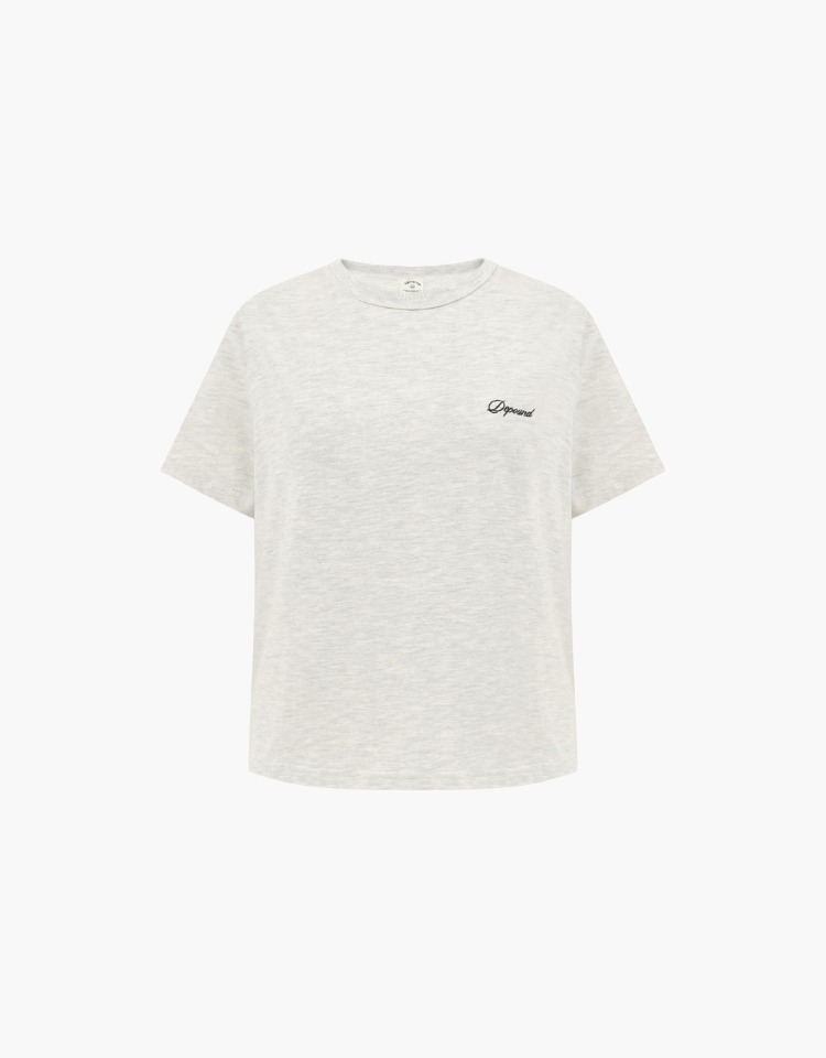 [2차 예약배송 5/17]logo standard t-shirt - oatmeal