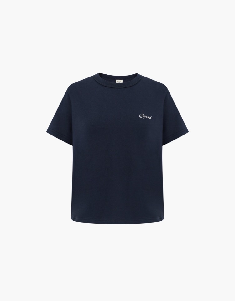 logo standard t-shirt - navy