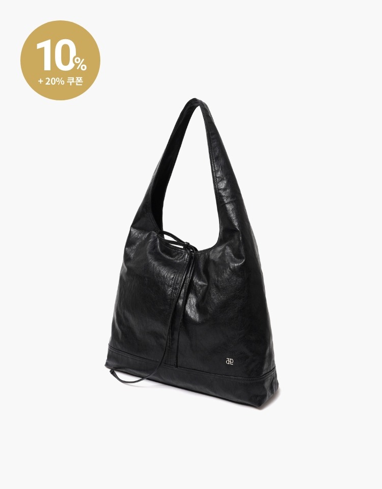 [다송이송송 PICK]pino bag (hobo) - black (L)
