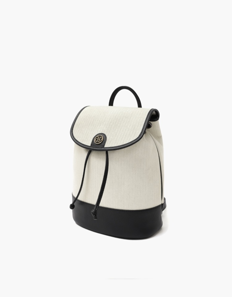 [차정원 착용]town bag (backpack) - herringbone ivory